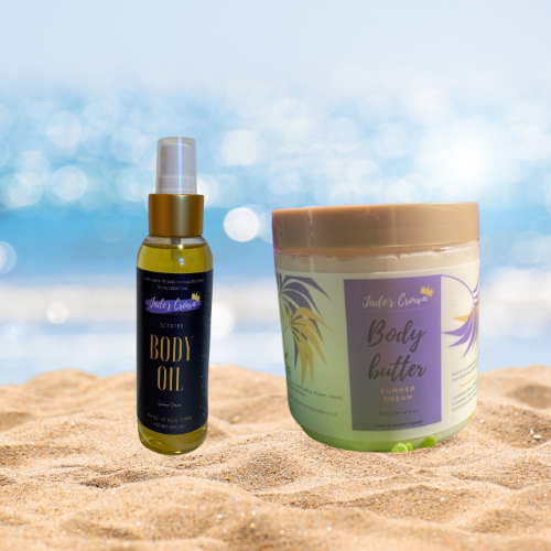 Summer Dream body oil & butter bundle - Jade's Crown