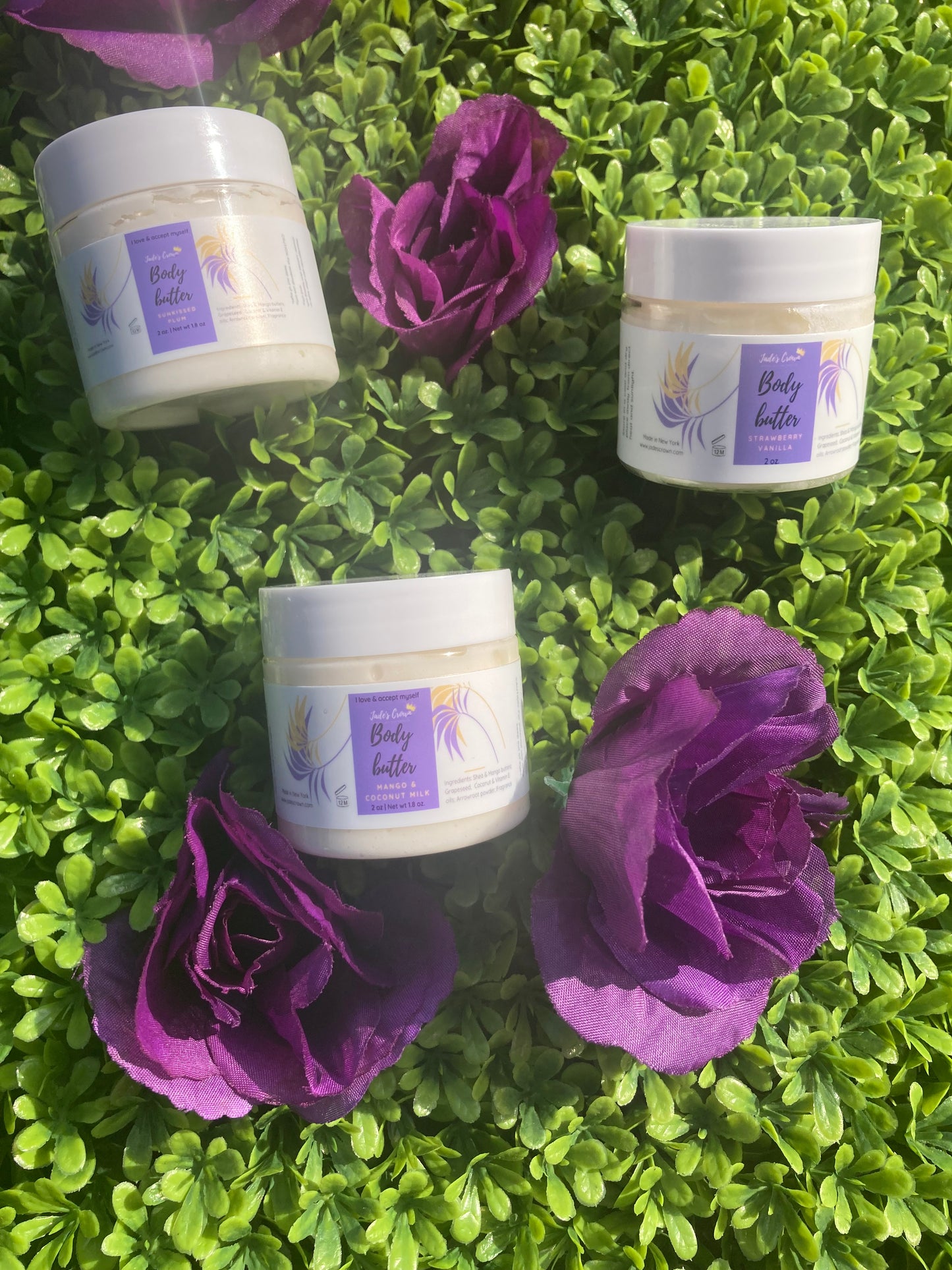 Sample body butter set - Jade's Crown